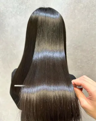 セミロング 🔸縮毛矯正/髪質 改善カラー石崎🔸のヘアスタイル