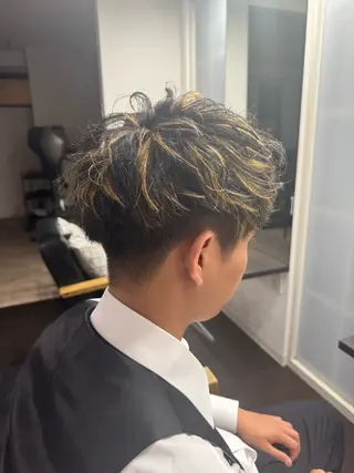 ショート メンズ 日比 海夏太のヘアスタイル