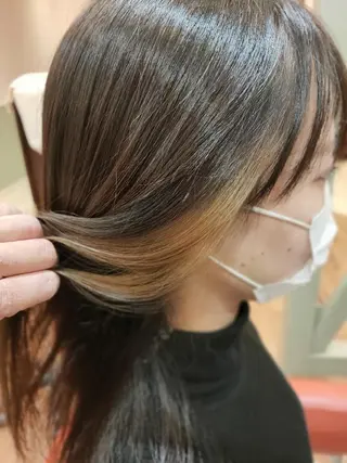 カラー R hair🧡 伊藤美和🤎のヘアスタイル