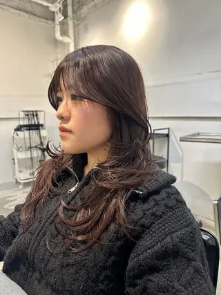 ロング カラー remi ボブレイヤー/パーマのヘアスタイル