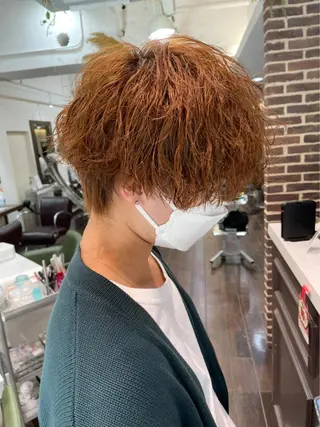 ショート カラー メンズ レディースカット いからしゆうたのヘアスタイル