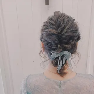 ミディアム ヘアアレンジ 🌿大人かわいいヘア 🌿Ayahaのヘアスタイル