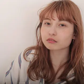 ロング カラー パーマ さかい なつみのヘアスタイル