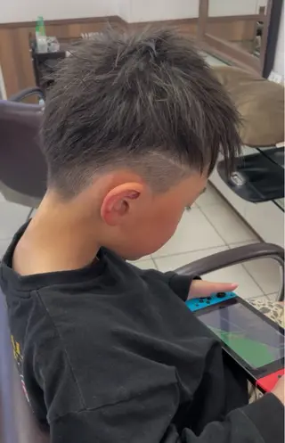 ショート メンズ キッズ 福見 美保のヘアスタイル