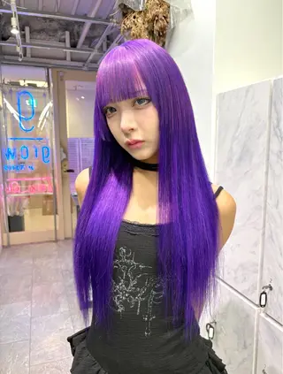 ロング カラー カラー×エクステ grow渋谷westのヘアスタイル