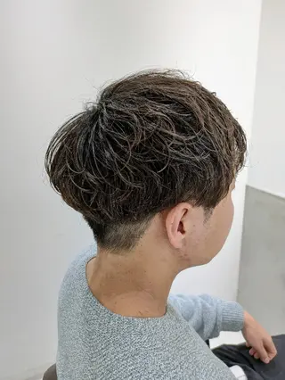 パーマ メンズ ショート 韓国メンズヘアパーマ 🇰🇷/髪質改善のヘアスタイル