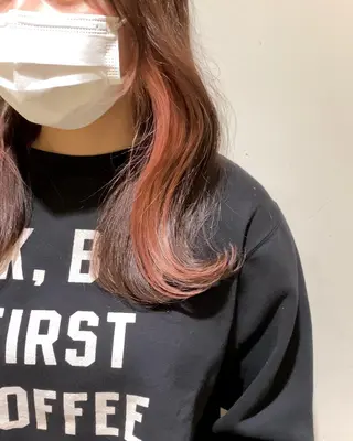 セミロング カラー 高槻No.1🇰🇷 韓国ヘア　橋口陽太のヘアスタイル