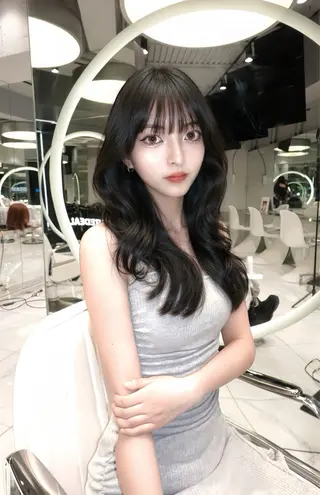 ロング カラー miuru/網紅ヘア 🇨🇳レイヤーのヘアスタイル