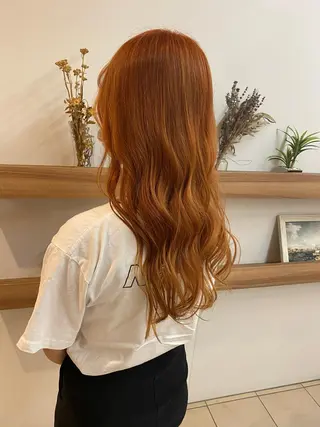 ロング カラー m yuのヘアスタイル