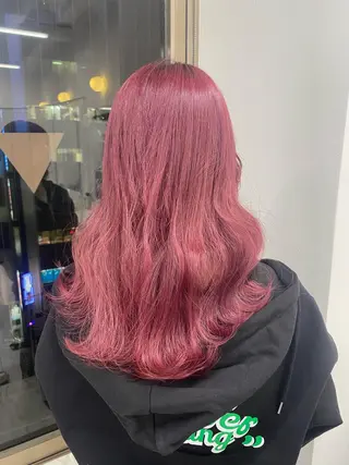 セミロング カラー パーマ ヘアアレンジ メンズ キッズ マツエク・マツパ 韓国/トレンド レイヤー【101】のヘアスタイル