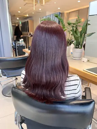 セミロング カラー 🎀艶モテカラー🎀 彩季のヘアスタイル