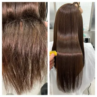 ロング GOTODAY シェアサロン梅田NU茶屋町店所属・髪質改善/艶カラー 縮毛矯正/みほのヘアスタイル