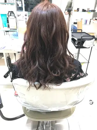 セミロング カラー はだゆうき @hadadan08のヘアスタイル