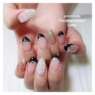 ミディアム ネイル 👑enen style👑のネイルデザイン