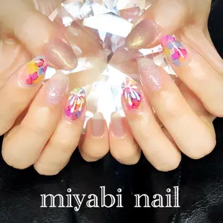 ネイル miyabi nail 桂川駅近くのネイルデザイン