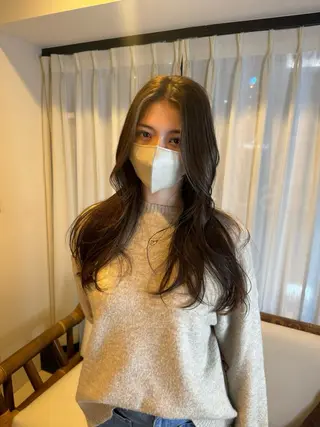 ロング カラー Bonheur銀座 /前田 栞九郎のヘアスタイル