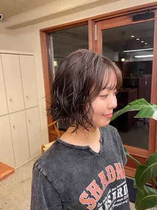 ショート パーマ ayano 🌱のヘアスタイル