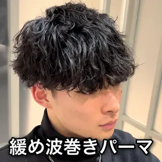 ショート パーマ メンズ EMANON池袋店所属・池袋メンズNo.1 増田リツヤのヘアスタイル