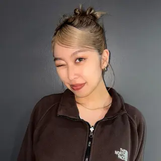 ★デザインカラー ハイトーン ももか★のヘアスタイル