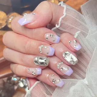 ネイル 23時まで❤︎韓国、 ワンホンネイルのネイルデザイン