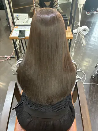 ロング カラー ヘアアレンジ 🍒ᩚ名駅/艶髪 縮毛矯正/あゆ🍒ᩚのヘアスタイル