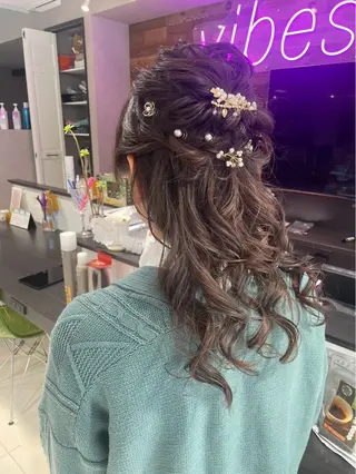 ロング ヘアアレンジ アレンジ/カラー トリートメントNaoのヘアスタイル