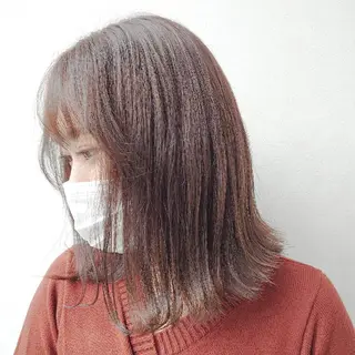 ミディアム 髪質改善/ブリーチ 田代 龍我のヘアスタイル