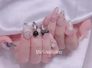 ネイル MxS Nail 【長さだし/フィルイン/マグネット/ワンホンネイル/韓国ネイル/パラジェル】所属・M×S Nail みなのネイルデザイン