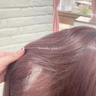 ロング himawari♡ 柔らかいカラーのヘアスタイル