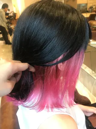 ミディアム カラー パーマ ヘアアレンジ 🫧代表/新宿駅近/ 限定価格🫧田辺貴裕のヘアスタイル