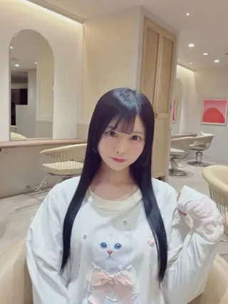 ロング カラー とろける艶髪レイヤー カット髪質改善しゅんのヘアスタイル