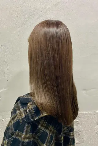 セミロング カラー 🩷最強ハイトーン 🌷chan🎀のヘアスタイル