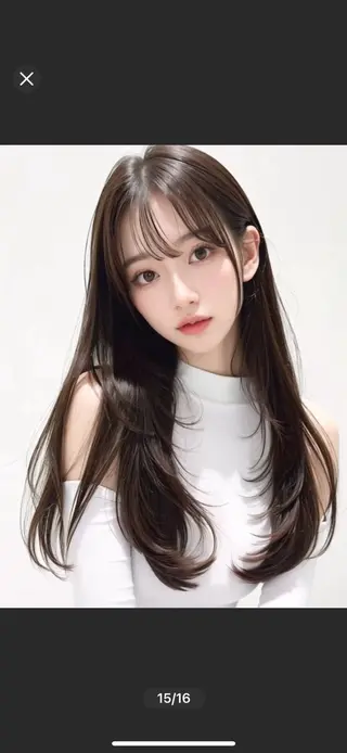 ロング ️❤️透明感カラー Yūka❤️のヘアスタイル