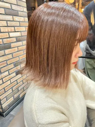 ミディアム カラー LUCIE 吉祥寺所属・✨顔周り✂️レイヤー /艶カラー得意🌈将のヘアスタイル