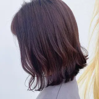 ミディアム カラー ブリーチカラー/ 岩破瑞希のヘアスタイル
