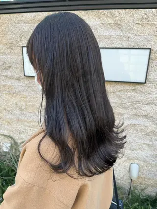 セミロング カラー ✨透明感カラー✨ 🦖佐々木未来🦕のヘアスタイル