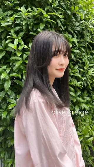 ミディアム カラー 広島韓国ヘア♡ たかみのヘアスタイル