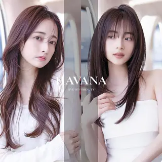 セミロング カラー HAVANA.立川 【レイヤー/韓国】のヘアスタイル