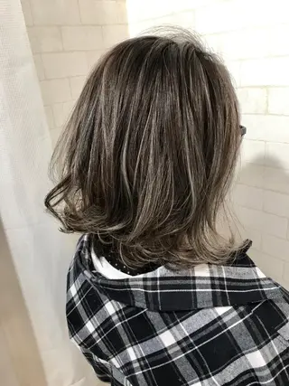 ミディアム 神野 雅樹のヘアスタイル