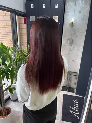 ロング カラー ハイトーン/髪質改善 /Akuaのヘアスタイル