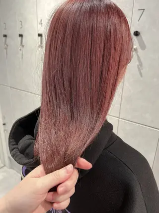 ミディアム カラー たかはし まいのヘアスタイル