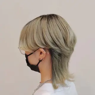 ショート カラー パーマ メンズ キッズ マツエク・マツパ sara 荒井店のヘアスタイル