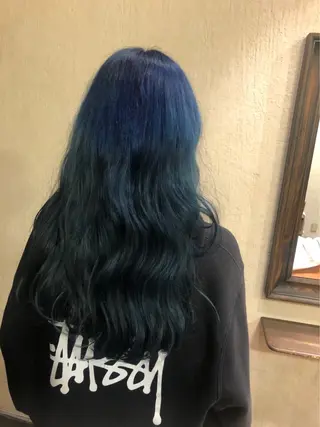 ロング カラー present  hair works所属・押田 野乃花のヘアスタイル