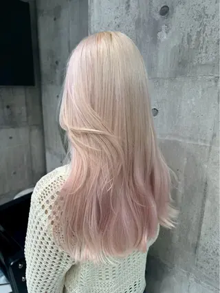 カラー 【🦋ハイトーンリタ ッチ🦋】ENAのヘアスタイル