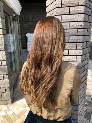 ロング La fith hair rond 立川店所属・kyosuke 透明感カラーのヘアスタイル