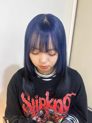 セミロング 宮城 萌のヘアスタイル