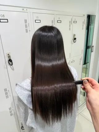 ロング パーマ 透明感ハイトーン ︎︎☾mizukiのヘアスタイル