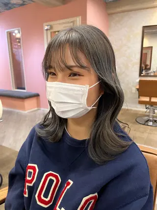 ミディアム カラー ヘアアレンジ 韓国ヘア×髪質改善 /takatoのヘアスタイル