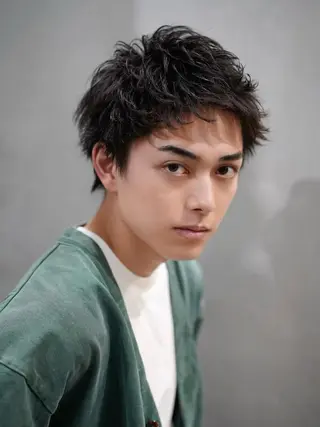 ショート パーマ メンズ 松下 友希 【fifth】のヘアスタイル