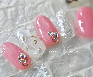 ネイル 自爪育成ネイルサロン ココリュバンのネイルデザイン